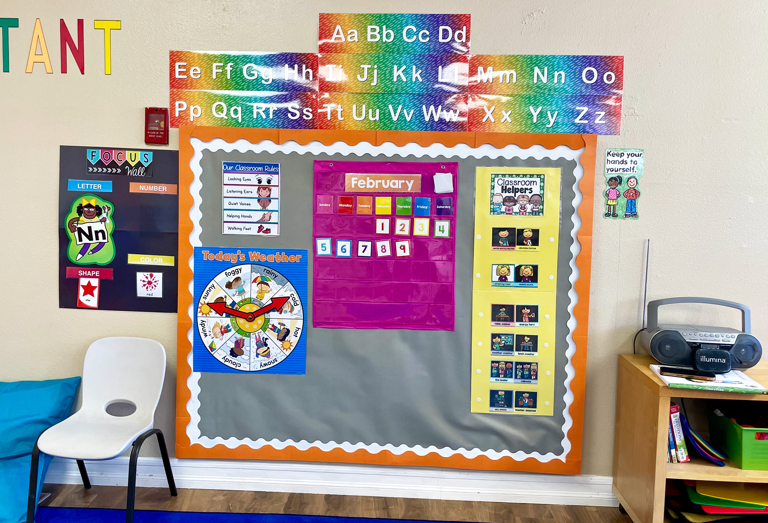 classroom activity board